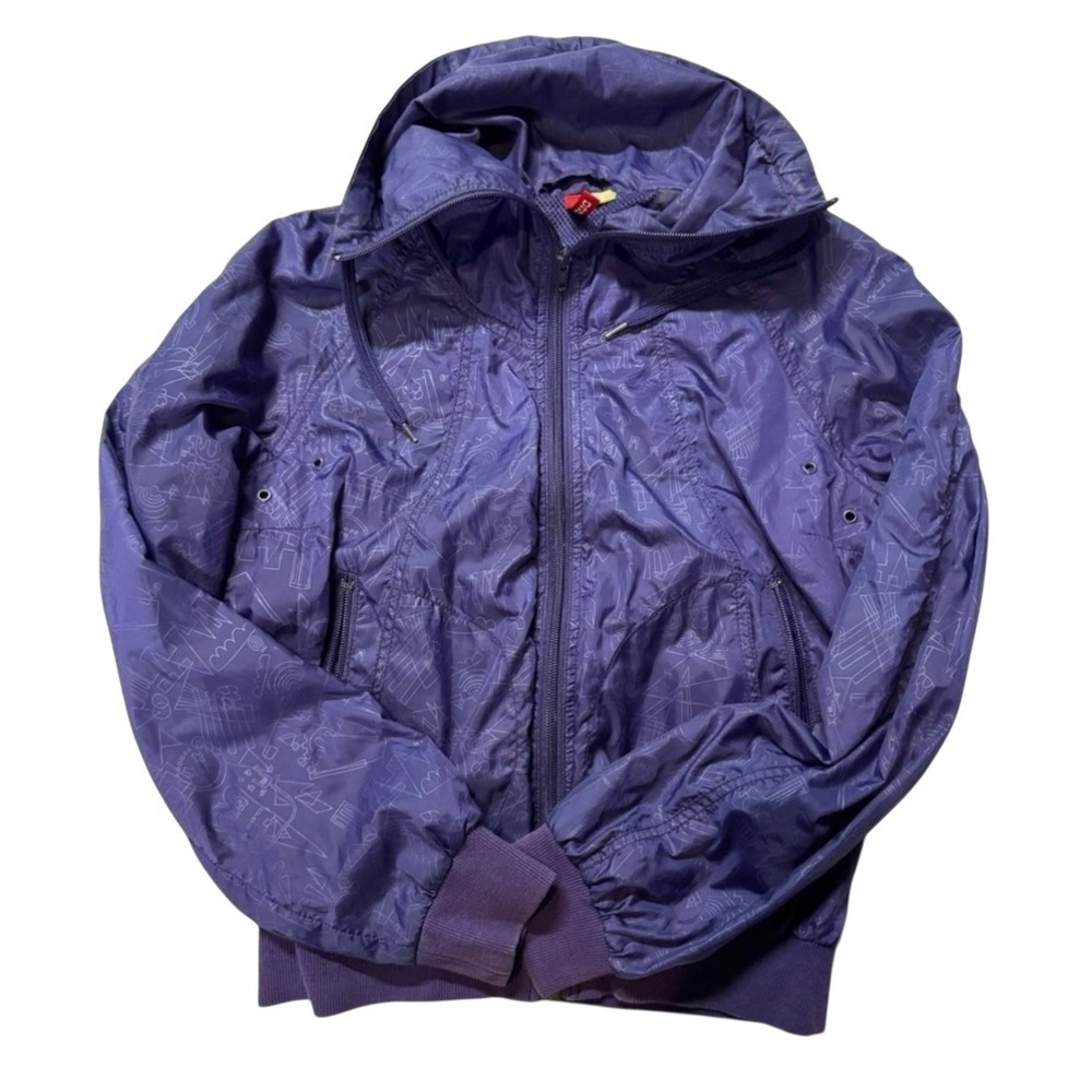 Small divided Purple Windbreaker Jacket